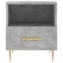 Mesita de noche madera ingeniería gris hormigón 40x35x47,5 cm by , Nightstands - Ref: Foro24-827412, Price: 41,33 €, Discount: %