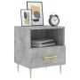 Mesita de noche madera ingeniería gris hormigón 40x35x47,5 cm by , Nightstands - Ref: Foro24-827412, Price: 41,33 €, Discount: %