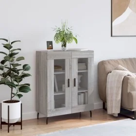 Aparador de madera de ingeniería gris Sonoma 69,5x34x90 cm by , Sideboards - Ref: Foro24-827810, Price: 87,30 €, Discount: %