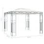 Cenador color crema 300x300 cm by , Tents and gazebos - Ref: Foro24-48046, Price: 286,37 €, Discount: %