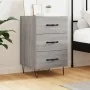 Mesita de noche madera de ingeniería gris Sonoma 40x40x66 cm de , Mesitas de noche - Ref: Foro24-827658, Precio: 62,17 €, Des...