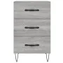 Mesita de noche madera de ingeniería gris Sonoma 40x40x66 cm de , Mesitas de noche - Ref: Foro24-827658, Precio: 62,17 €, Des...