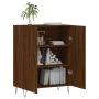 Aparador de madera de ingeniería marrón roble 69,5x34x90 cm de , Aparadores - Ref: Foro24-827723, Precio: 76,00 €, Descuento: %