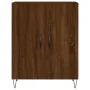 Aparador de madera de ingeniería marrón roble 69,5x34x90 cm de , Aparadores - Ref: Foro24-827723, Precio: 76,00 €, Descuento: %