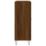 Aparador de madera de ingeniería marrón roble 69,5x34x90 cm de , Aparadores - Ref: Foro24-827723, Precio: 76,00 €, Descuento: %
