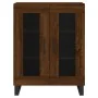 Aparador de madera de ingeniería marrón roble 69,5x34x90 cm by , Sideboards - Ref: Foro24-827819, Price: 90,25 €, Discount: %