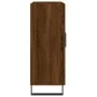 Aparador de madera de ingeniería marrón roble 69,5x34x90 cm by , Sideboards - Ref: Foro24-827819, Price: 90,25 €, Discount: %