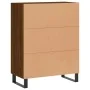 Aparador de madera de ingeniería marrón roble 69,5x34x90 cm by , Sideboards - Ref: Foro24-827819, Price: 90,25 €, Discount: %