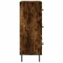 Aparador de madera de ingeniería roble ahumado 69,5x34x90 cm von , Sideboards - Ref: Foro24-827865, Preis: 79,21 €, Rabatt: %