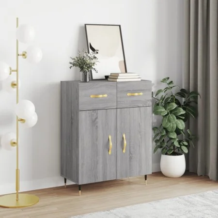 Aparador de madera de ingeniería gris Sonoma 69,5x34x90 cm de , Aparadores - Ref: Foro24-827962, Precio: 89,49 €, Descuento: %