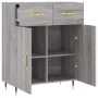 Aparador de madera de ingeniería gris Sonoma 69,5x34x90 cm de , Aparadores - Ref: Foro24-827962, Precio: 89,49 €, Descuento: %