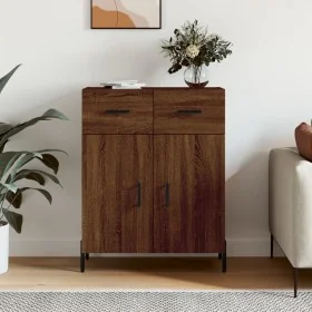 Aparador de madera de ingeniería marrón roble 69,5x34x90 cm von , Sideboards - Ref: Foro24-827995, Preis: 100,44 €, Rabatt: %