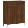 Aparador de madera de ingeniería marrón roble 69,5x34x90 cm de , Aparadores - Ref: Foro24-827995, Precio: 100,43 €, Descuento: %