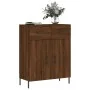Aparador de madera de ingeniería marrón roble 69,5x34x90 cm de , Aparadores - Ref: Foro24-827995, Precio: 100,43 €, Descuento: %