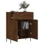 Aparador de madera de ingeniería marrón roble 69,5x34x90 cm de , Aparadores - Ref: Foro24-827995, Precio: 100,43 €, Descuento: %