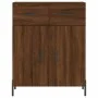 Aparador de madera de ingeniería marrón roble 69,5x34x90 cm de , Aparadores - Ref: Foro24-827995, Precio: 100,43 €, Descuento: %