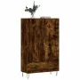 Aparador alto madera de ingeniería roble ahumado 69,5x31x115 cm by , Sideboards - Ref: Foro24-828233, Price: 69,41 €, Discoun...