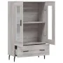 Aparador alto madera de ingeniería gris Sonoma 69,5x31x115 cm by , Sideboards - Ref: Foro24-828322, Price: 95,19 €, Discount: %