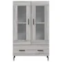 Aparador alto madera de ingeniería gris Sonoma 69,5x31x115 cm by , Sideboards - Ref: Foro24-828322, Price: 95,19 €, Discount: %
