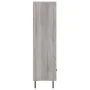 Aparador alto madera de ingeniería gris Sonoma 69,5x31x115 cm by , Sideboards - Ref: Foro24-828322, Price: 95,19 €, Discount: %