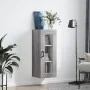 Armario de pared gris Sonoma 34,5x34x90 cm de , Aparadores - Ref: Foro24-828914, Precio: 55,42 €, Descuento: %