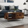 Mesa de centro madera contrachapada roble ahumado 90x50x40 cm by , Coffee table - Ref: Foro24-829209, Price: 46,00 €, Discoun...