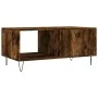 Mesa de centro madera contrachapada roble ahumado 90x50x40 cm by , Coffee table - Ref: Foro24-829209, Price: 46,00 €, Discoun...