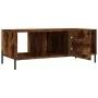 Mesa de centro madera contrachapada roble ahumado 102x50x40 cm by , Coffee table - Ref: Foro24-829313, Price: 52,59 €, Discou...