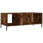 Mesa de centro madera contrachapada roble ahumado 102x50x40 cm by , Coffee table - Ref: Foro24-829313, Price: 52,59 €, Discou...