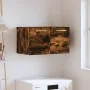 Armario de pared madera ingeniería roble ahumado 60x36,5x35 cm de , Taquillas y armarios de almacenamiento - Ref: Foro24-8300...