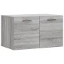 Armario de pared madera de ingeniería gris Sonoma 60x36,5x35 cm by , Lockers and storage cabinets - Ref: Foro24-830042, Price...
