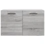Armario de pared madera de ingeniería gris Sonoma 60x36,5x35 cm by , Lockers and storage cabinets - Ref: Foro24-830042, Price...