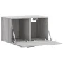 Armario de pared madera de ingeniería gris Sonoma 60x36,5x35 cm by , Lockers and storage cabinets - Ref: Foro24-830042, Price...