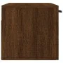 Armario de pared madera ingeniería marrón roble 80x36,5x35 cm de , Taquillas y armarios de almacenamiento - Ref: Foro24-83010...
