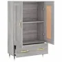 Aparador alto madera de ingeniería gris Sonoma 69,5x31x115 cm de , Aparadores - Ref: Foro24-830306, Precio: 70,29 €, Descuent...