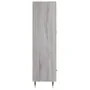 Aparador alto madera de ingeniería gris Sonoma 69,5x31x115 cm de , Aparadores - Ref: Foro24-830306, Precio: 70,29 €, Descuent...