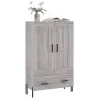 Aparador alto madera de ingeniería gris Sonoma 69,5x31x115 cm de , Aparadores - Ref: Foro24-830338, Precio: 78,38 €, Descuent...