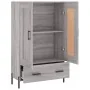 Aparador alto madera de ingeniería gris Sonoma 69,5x31x115 cm de , Aparadores - Ref: Foro24-830338, Precio: 78,38 €, Descuent...