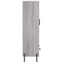 Aparador alto madera de ingeniería gris Sonoma 69,5x31x115 cm de , Aparadores - Ref: Foro24-830338, Precio: 78,38 €, Descuent...