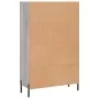 Aparador alto madera de ingeniería gris Sonoma 69,5x31x115 cm de , Aparadores - Ref: Foro24-830338, Precio: 78,38 €, Descuent...