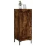 Aparador madera de ingeniería roble ahumado 34,5x34x90 cm de , Aparadores - Ref: Foro24-830449, Precio: 63,13 €, Descuento: %