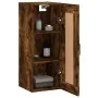 Armario de pared madera ingeniería roble ahumado 34,5x34x90 cm de , Aparadores - Ref: Foro24-830505, Precio: 48,24 €, Descuen...