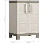 Keter Armario bajo almacenaje Excellence beige y taupe 97 cm by , Lockers and storage cabinets - Ref: Foro24-46640, Price: 11...