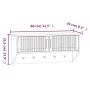 Armario pared ganchos madera contrachapada 80x24x35,5 cm de , Armarios roperos - Ref: Foro24-352132, Precio: 69,99 €, Descuen...