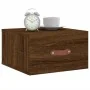 Mesitas de noche de pared 2 uds color roble marrón 35x35x20 cm von , Schließfächer und Lagerschränke - Ref: Foro24-829787, Pr...