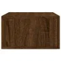Mesitas de noche de pared 2 uds color roble marrón 35x35x20 cm von , Schließfächer und Lagerschränke - Ref: Foro24-829787, Pr...