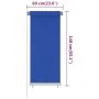 Persiana enrollable de jardín HDPE azul 60x140 cm von , Jalousien und Jalousien - Ref: Foro24-312835, Preis: 25,77 €, Rabatt: %