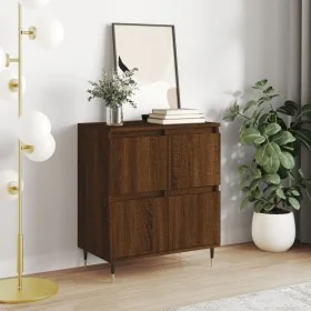 Aparador madera contrachapada marrón roble 60x35x70 cm von , Sideboards - Ref: Foro24-831211, Preis: 75,48 €, Rabatt: %