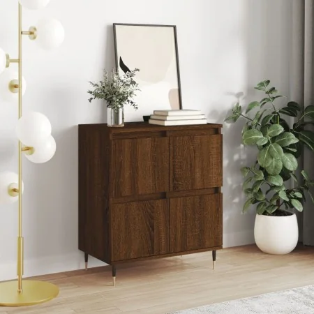 Aparador madera contrachapada marrón roble 60x35x70 cm by , Sideboards - Ref: Foro24-831211, Price: 75,48 €, Discount: %