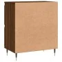 Aparador madera contrachapada marrón roble 60x35x70 cm by , Sideboards - Ref: Foro24-831211, Price: 75,48 €, Discount: %